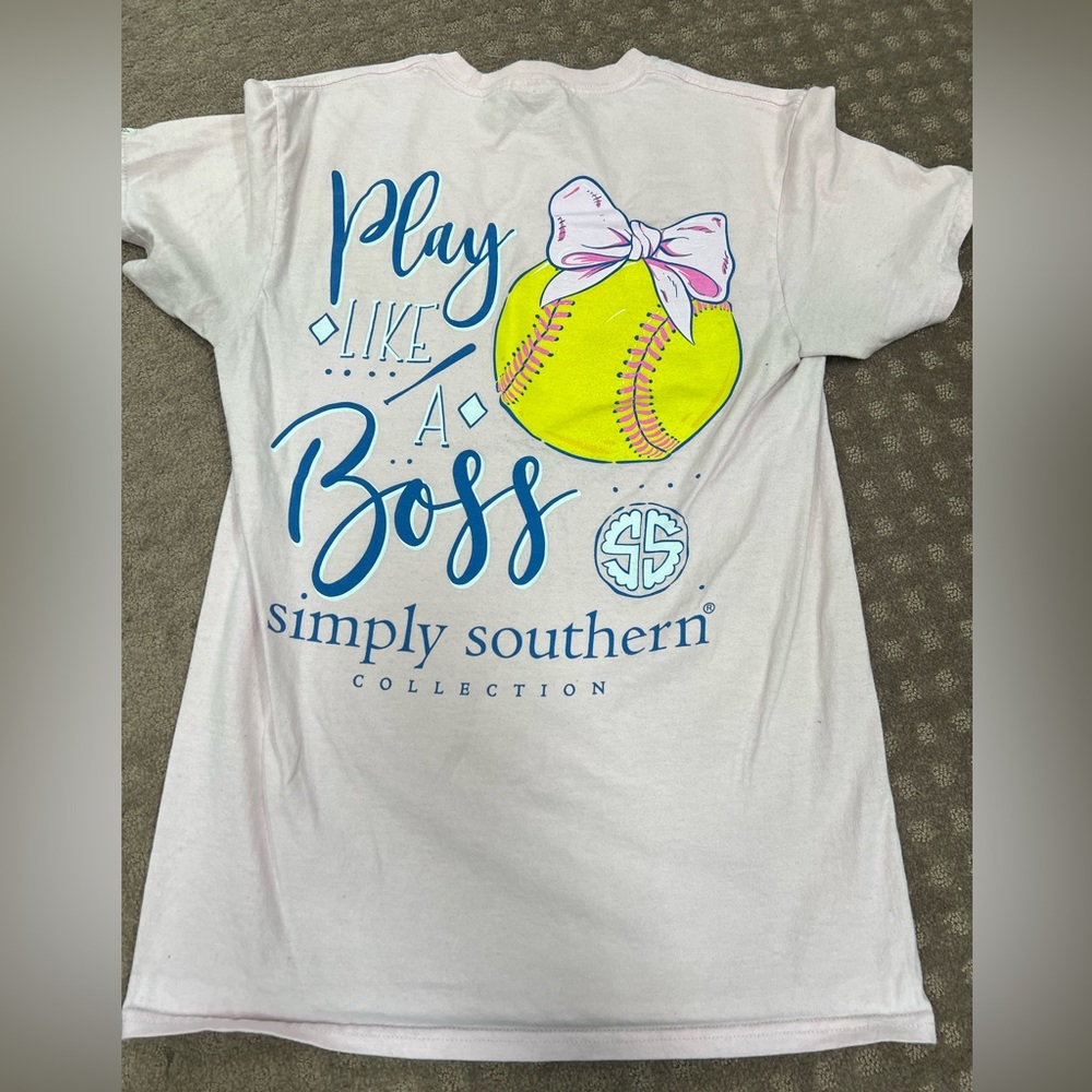 Simply Southern softball tshirt